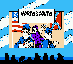 North & South title screenshot